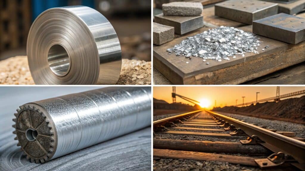 Microstructure comparison of forged vs cast material